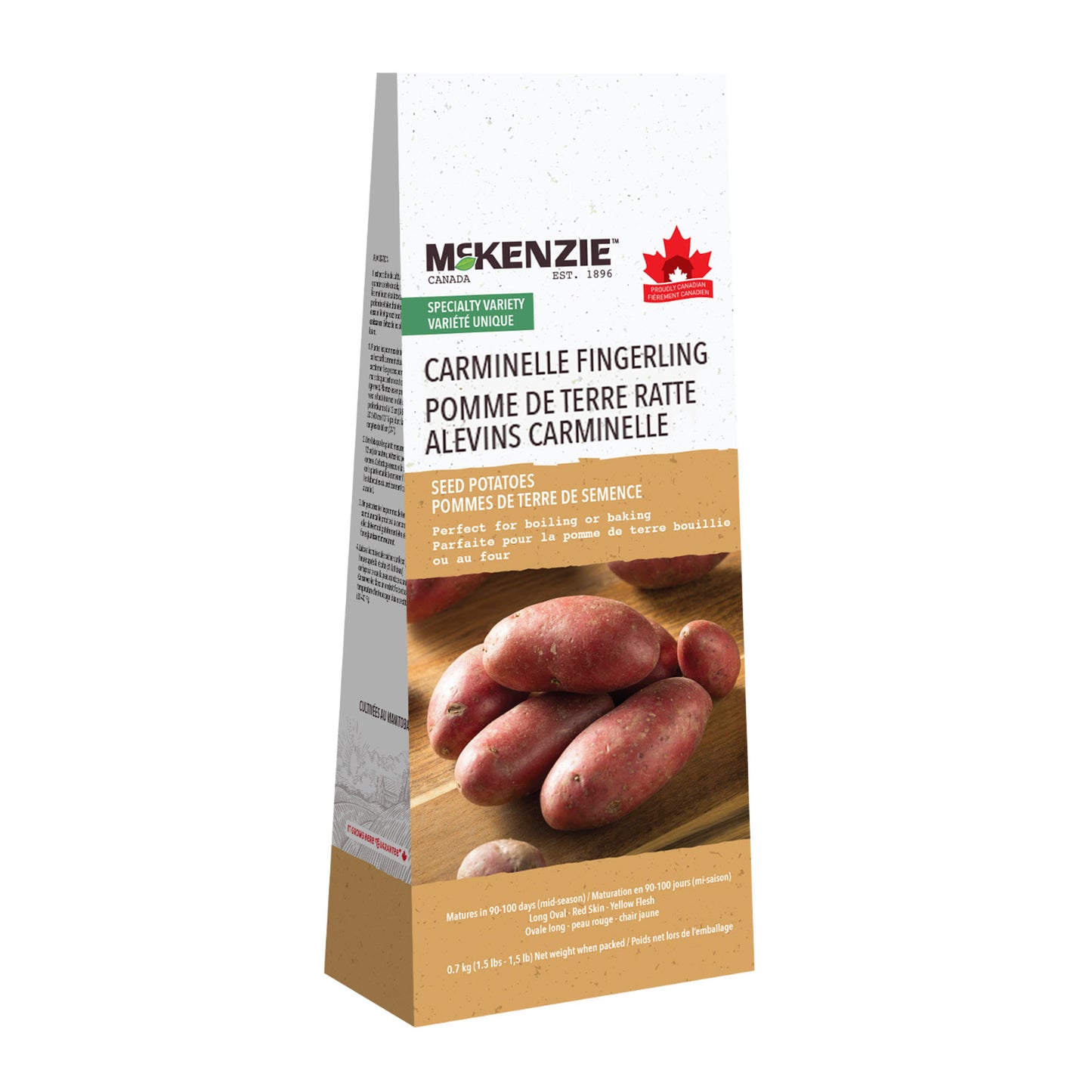 Seed Potatoes, Carminelle French Fingerling