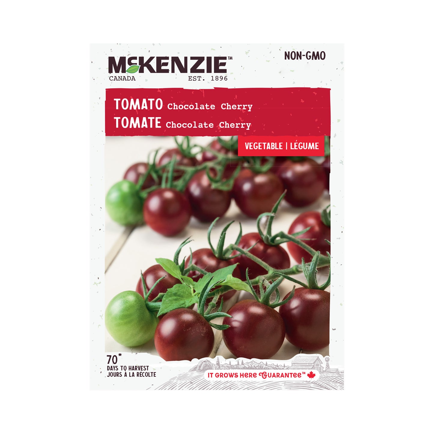 Mckenzie brand tomato seed packet
