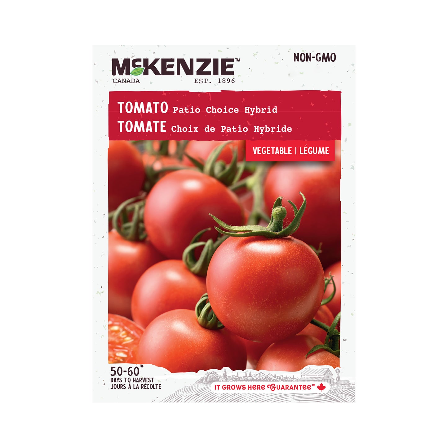 Mckenzie brand tomato seed packet