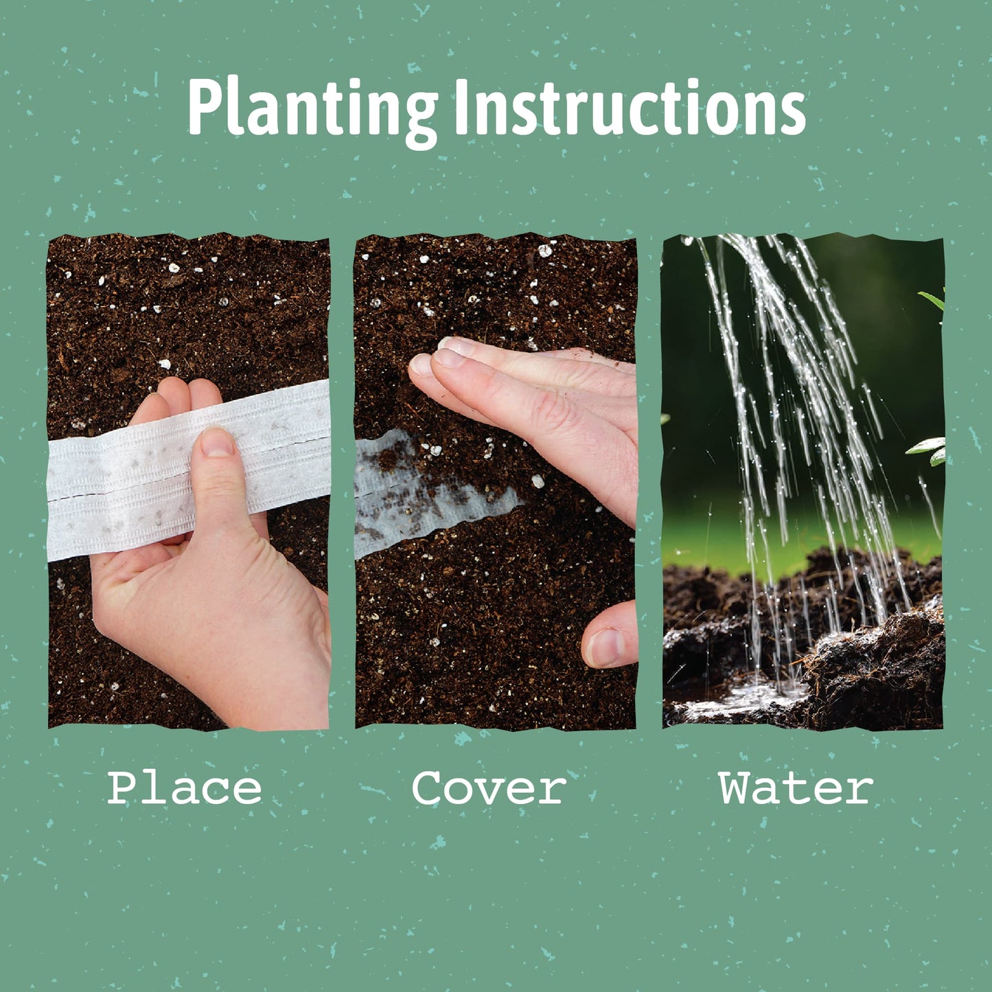 planting instructions for seed tape