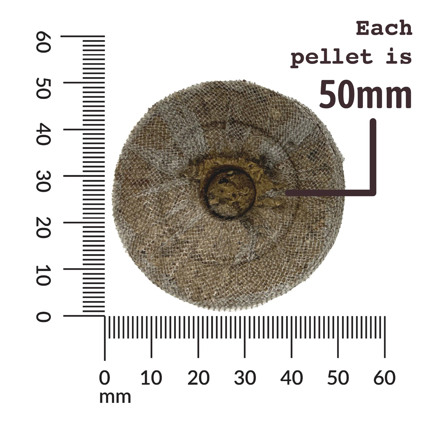 Peat Pellet 50mm size