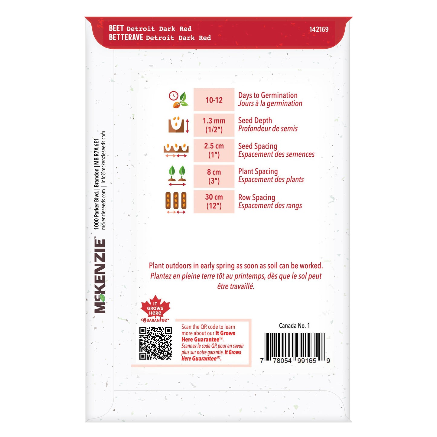 Beet, Detroit Dark Red Bulk Pack Seeds