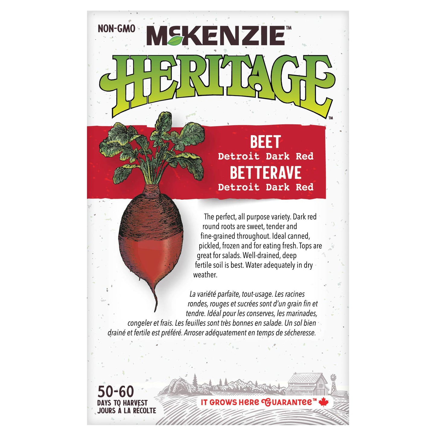 Beet, Detroit Dark Red Bulk Pack Seeds