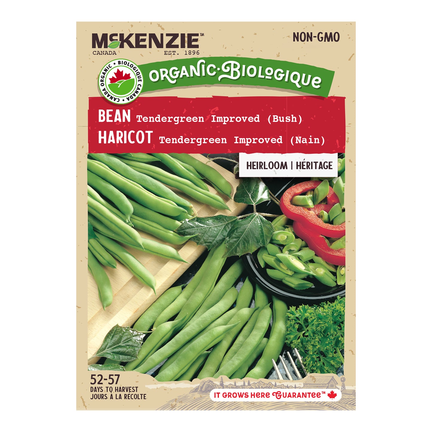 Bean, Tendergreen Improved Bush Organic Seeds