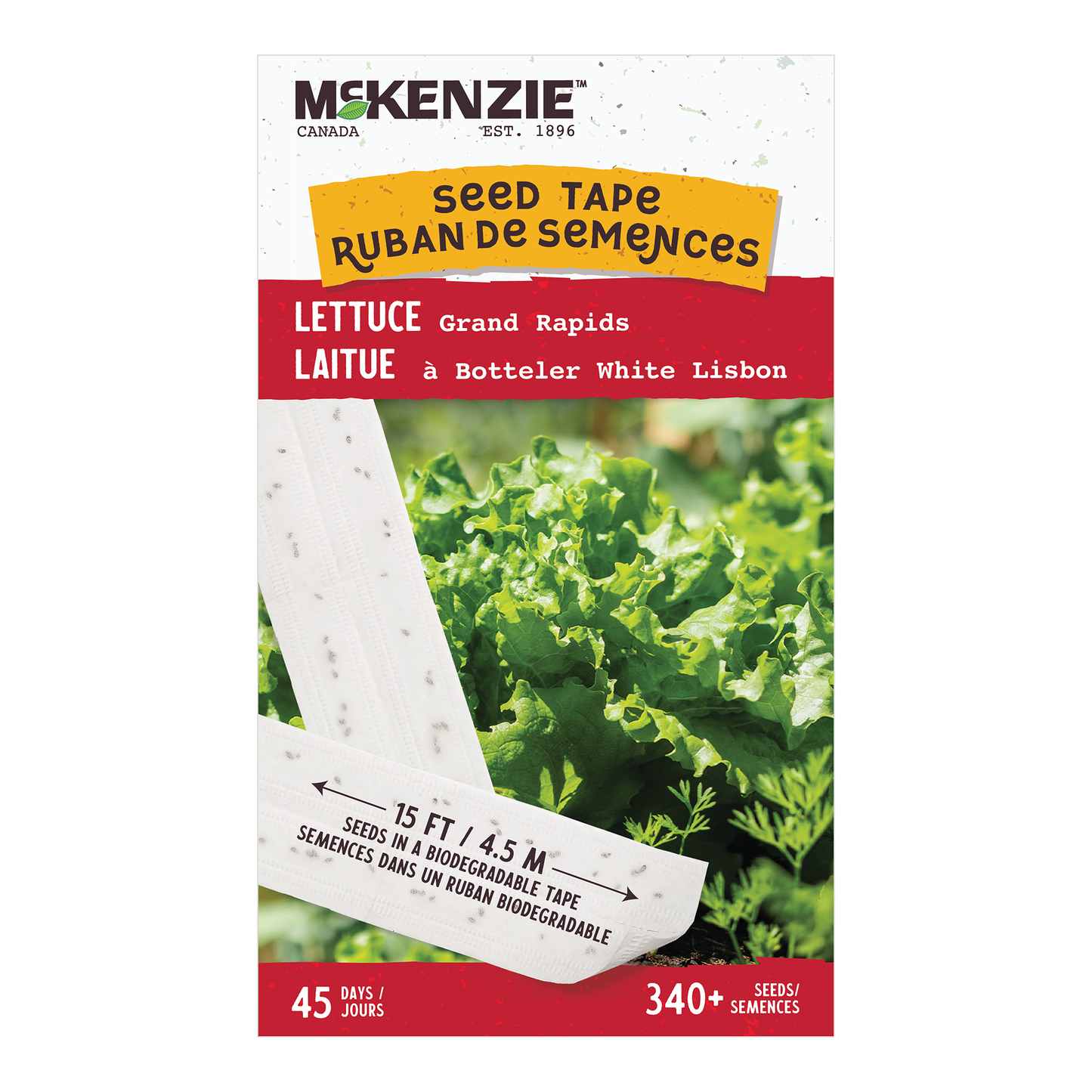 Lettuce, Grand Rapids Seed Tape