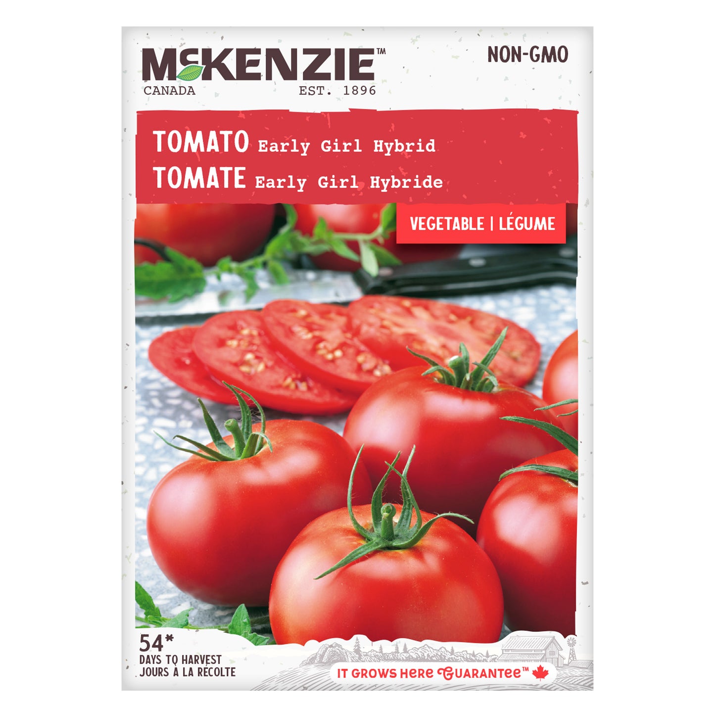 Tomato, Early Girl Hybrid Seeds