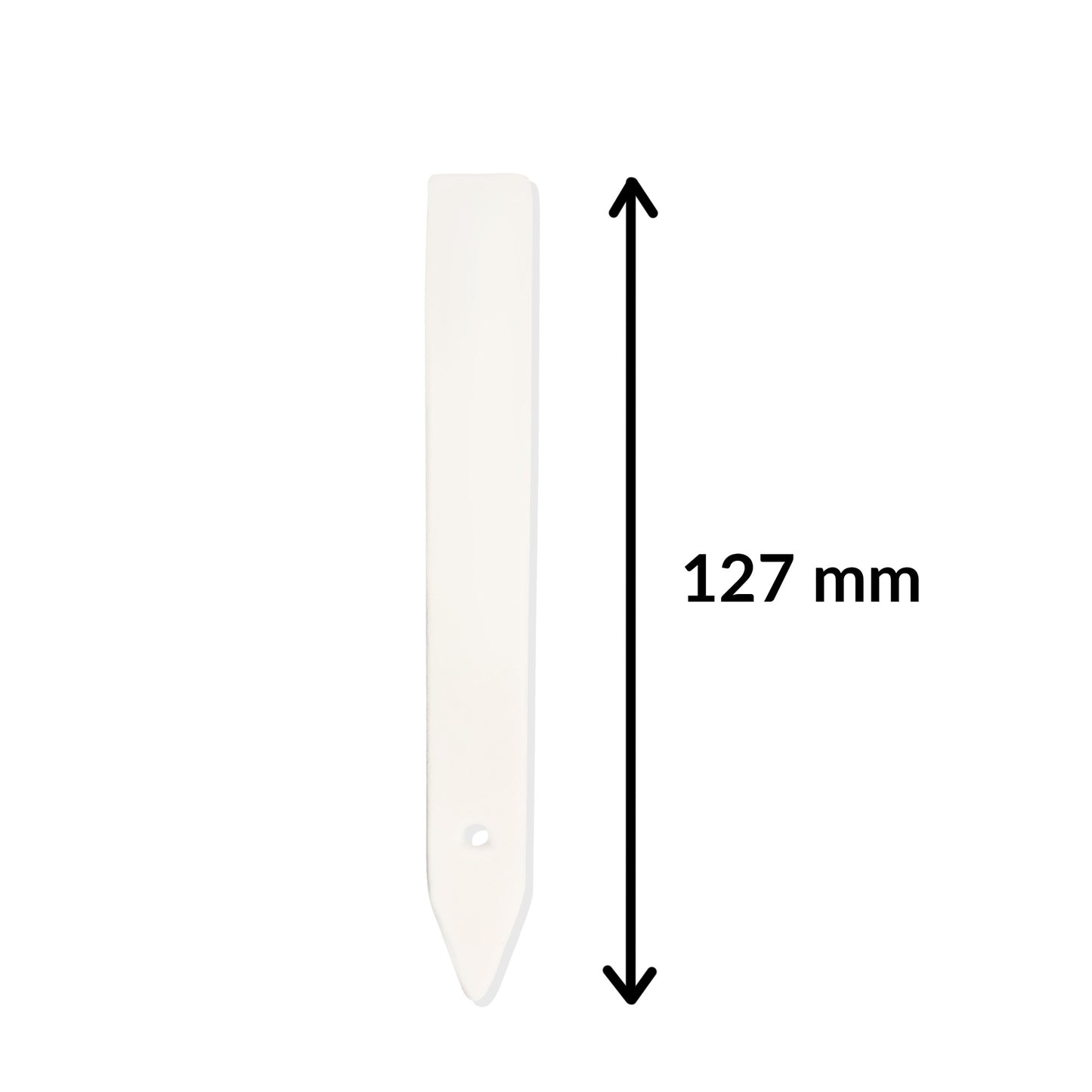 White blade with measurement label '127 mm' on a white background