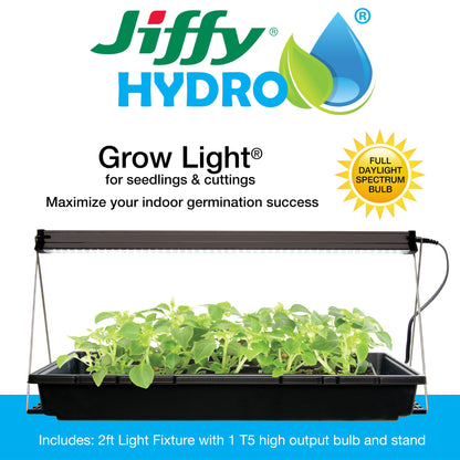 Jiffy Indoor Grow Light Fixture with LED Bulb