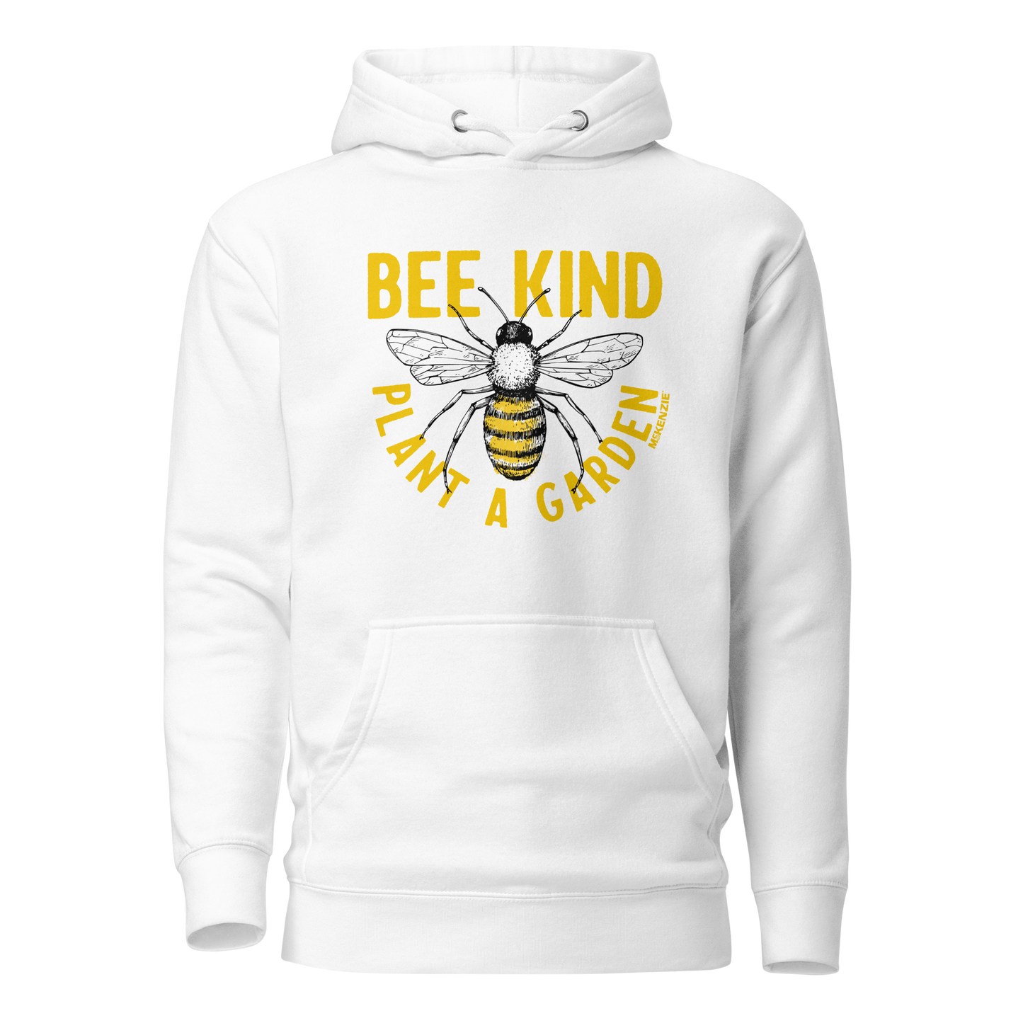 "Bee Kind, Plant A Garden" Cotton Unisex Hoodie