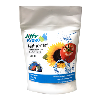 Jiffy Hydro All-Purpose Plant Nutrients (9oz), 4-Pack