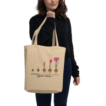 "Spring Loading" Tote Bag