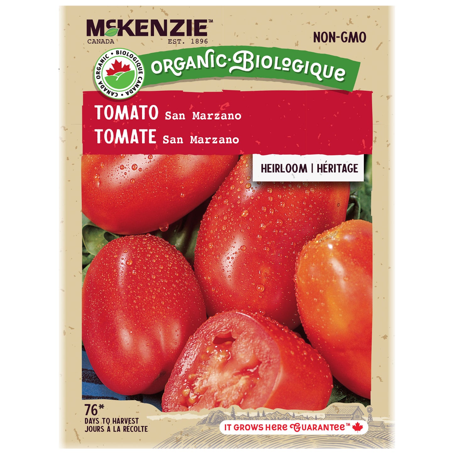Tomato, San Marzano Organic Seeds