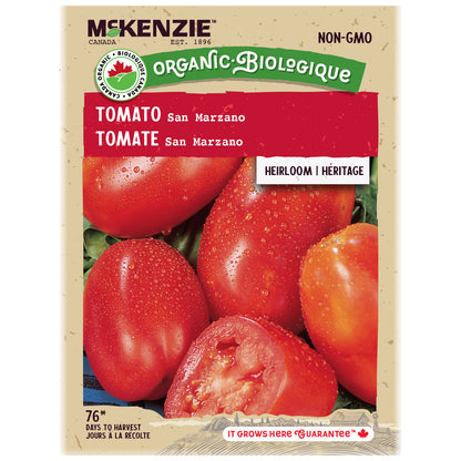 Tomato, San Marzano Organic Seeds