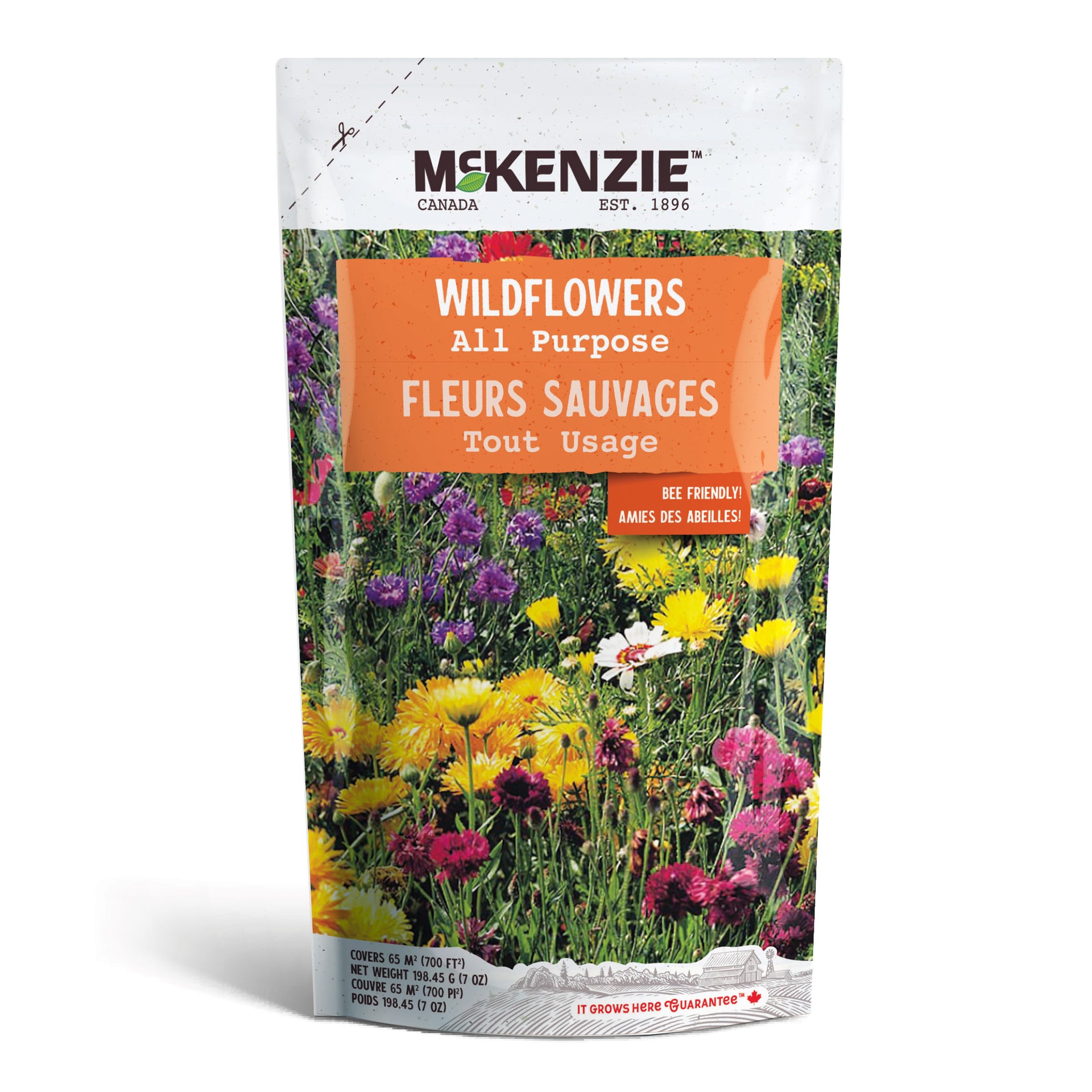 bags of wild flower seeds Wildflower All Purpose Mix Seeds Shaker Bag – Vibrant Garden Blooms –  McKenzie Seeds