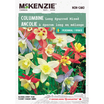 Columbine, Long Spurred Mix Seeds