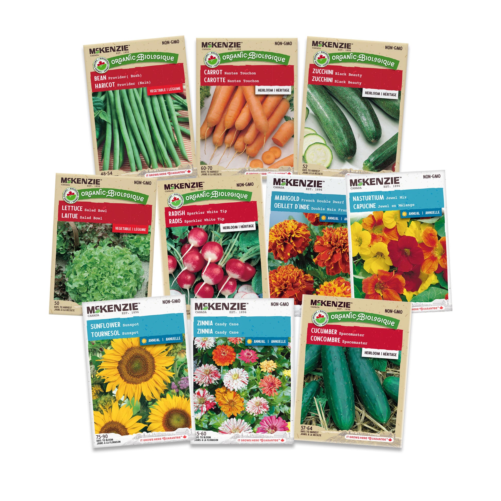 Easy Grow Garden Seed Bundle (10 Pack)