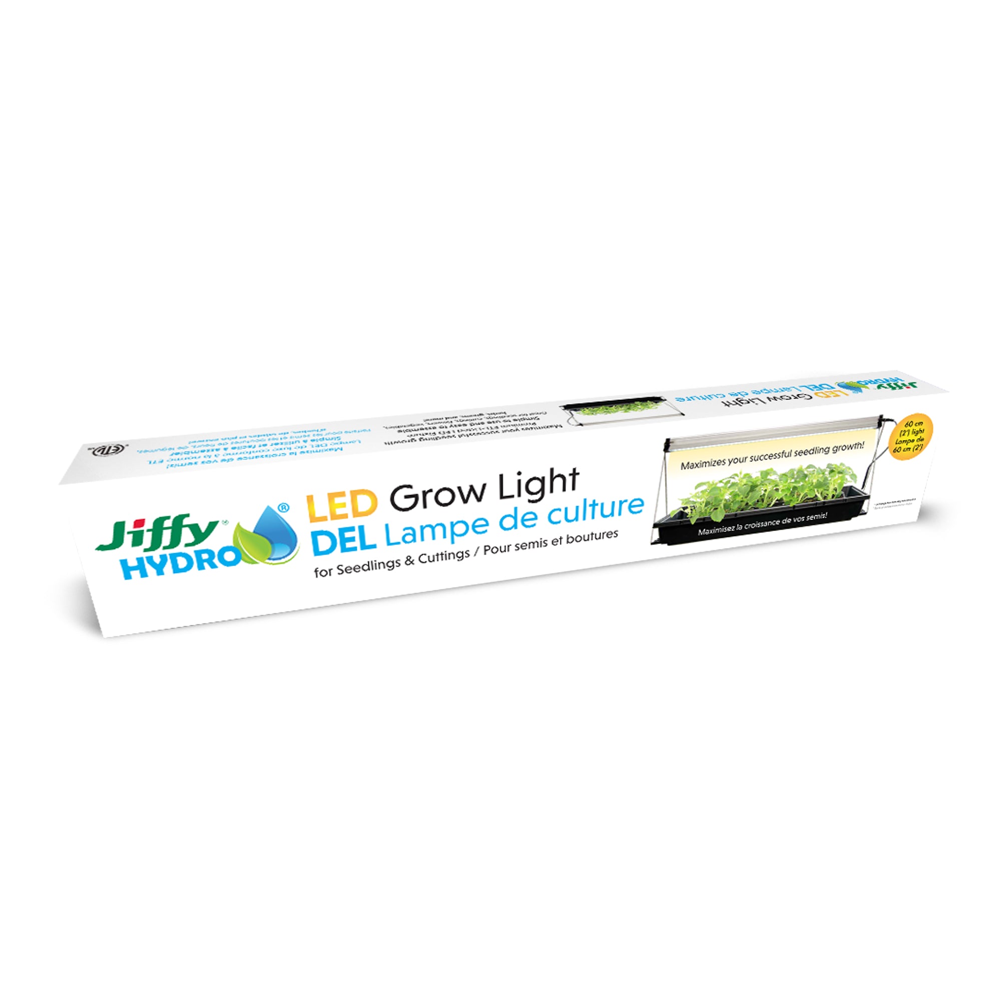 Jiffy Indoor Grow Light Fixture with LED Bulb | McKenzie Seeds