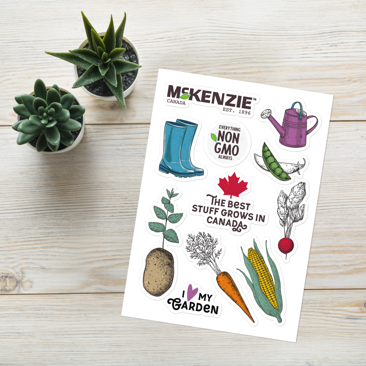 McKenzie Seeds Sticker Sheet