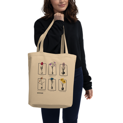 Scientific Flower Names Tote Bag