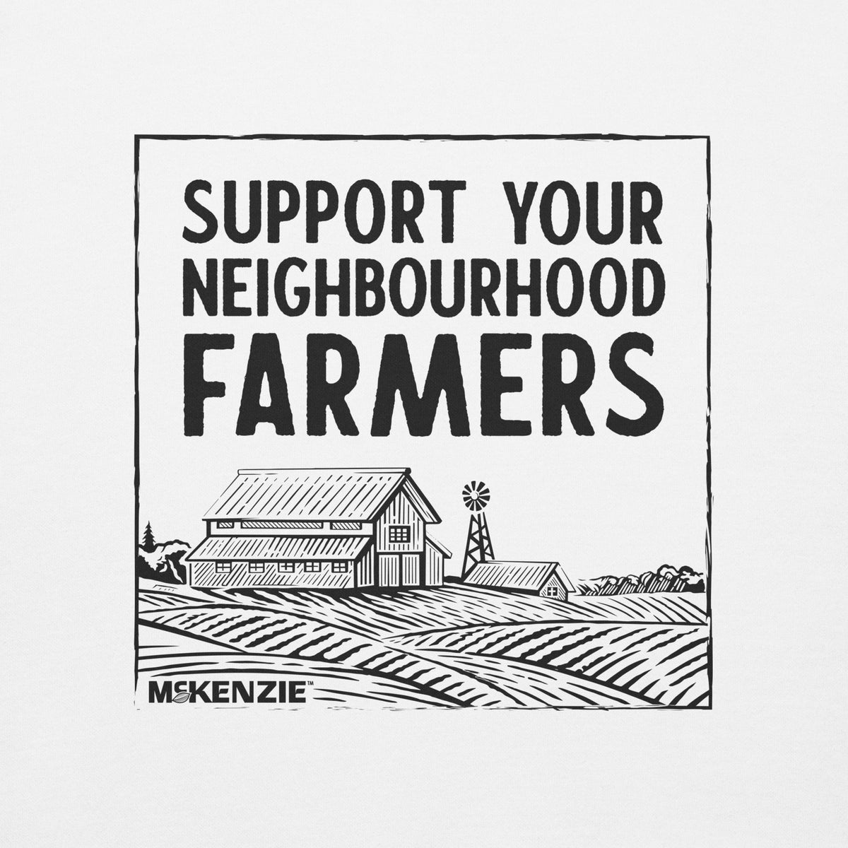 Support Your Neighbourhood Farmers Graphic