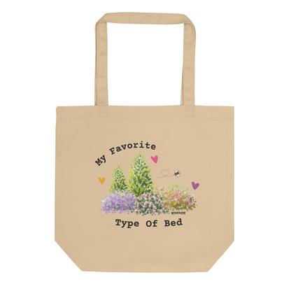 "My Favorite Type of Bed" Tote Bag