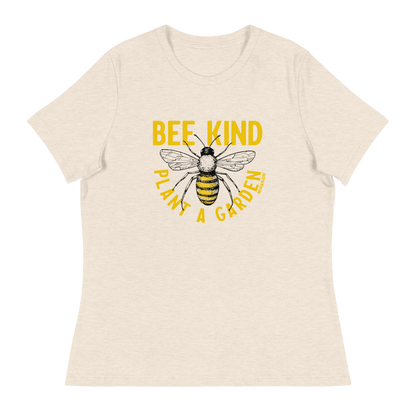 "Bee Kind, Plant A Garden" Woman's T-Shirt
