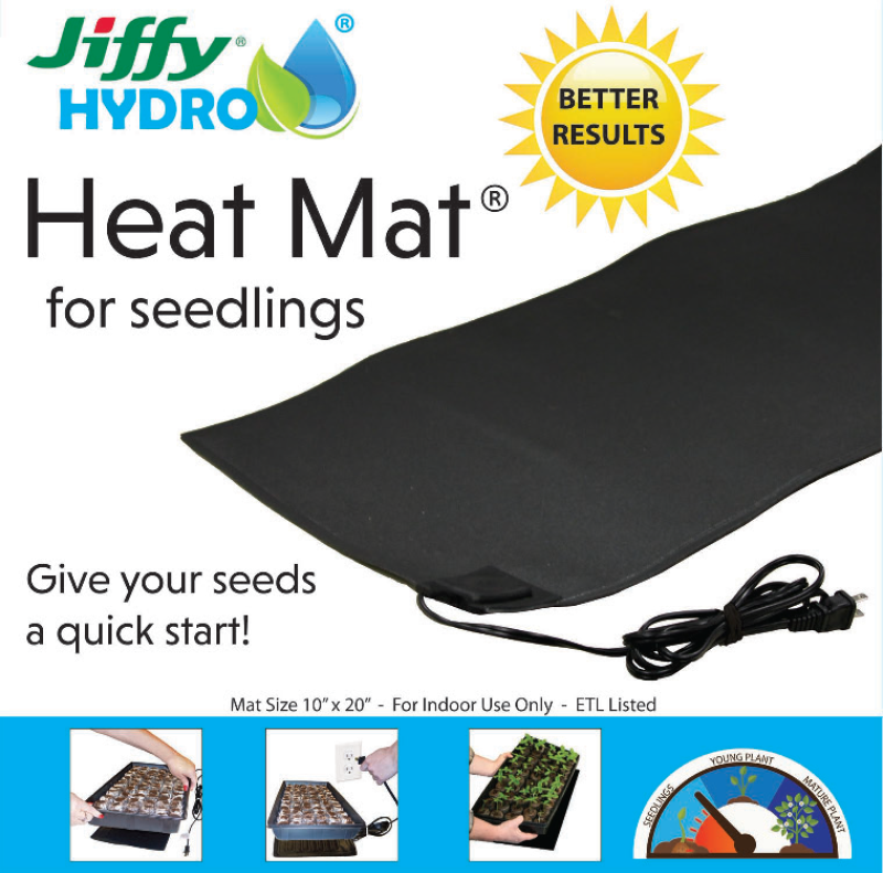 Jiffy Seed Germination Heat Mat for Indoor Gardening