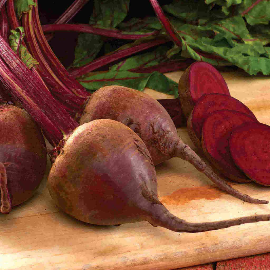 A ripe collection of McKenzie Seeds Beet Detroit Dark Red Seed Tape Vegetables