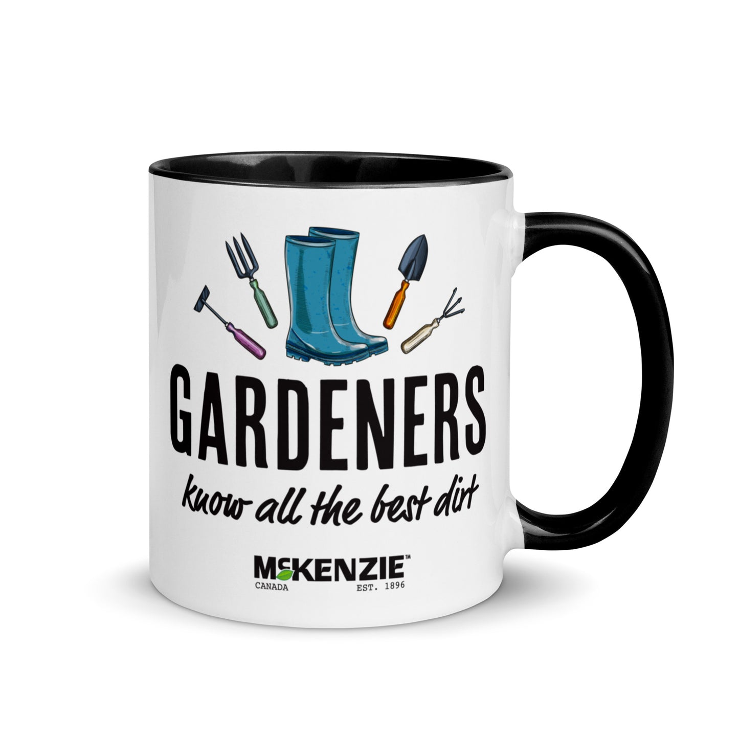 "Gardner's Know All the Best Dirt" Ceramic Mug, 11 oz