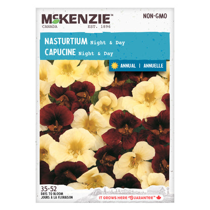 Nasturtium Seeds, Night and Day