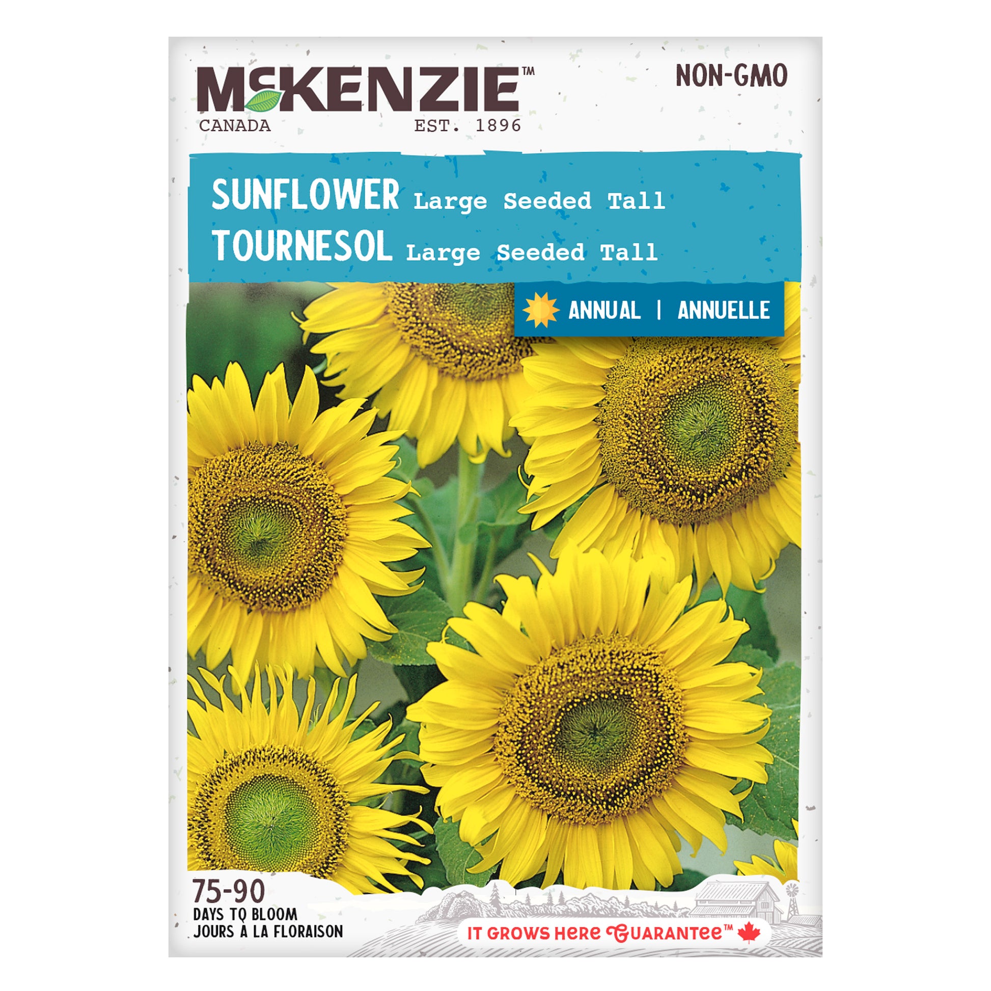 Mckenzie brand sunflower seed packet
