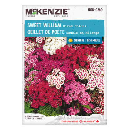 Mckenzie brand sweet william seed packet