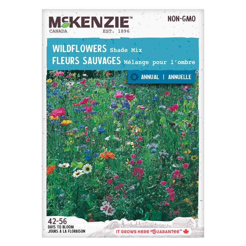 Wildflower Seeds, Shade Mix McKenzie Seeds