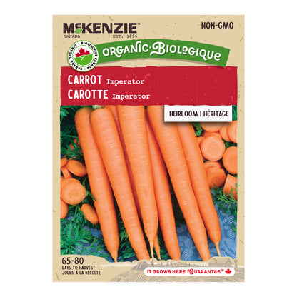 Organic Carrot Seeds, Imperator