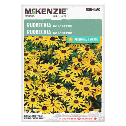 Mckenzie brand rudbeckia seed packet