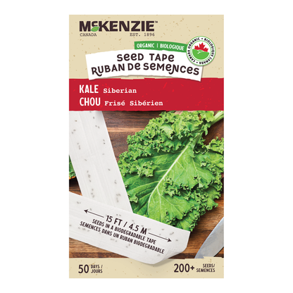 Organic Kale Seeds, Siberian