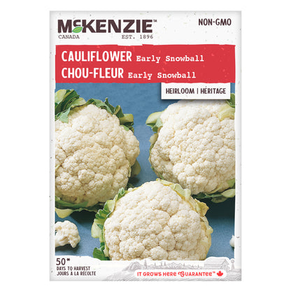 Cauliflower Seeds, Early Snowball