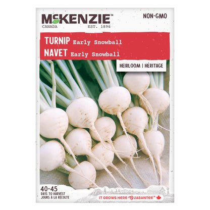 Turnip Seeds, Early Snowball