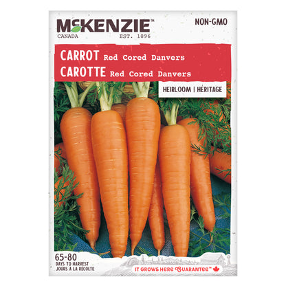 Carrot Seeds, Red Cored Danvers