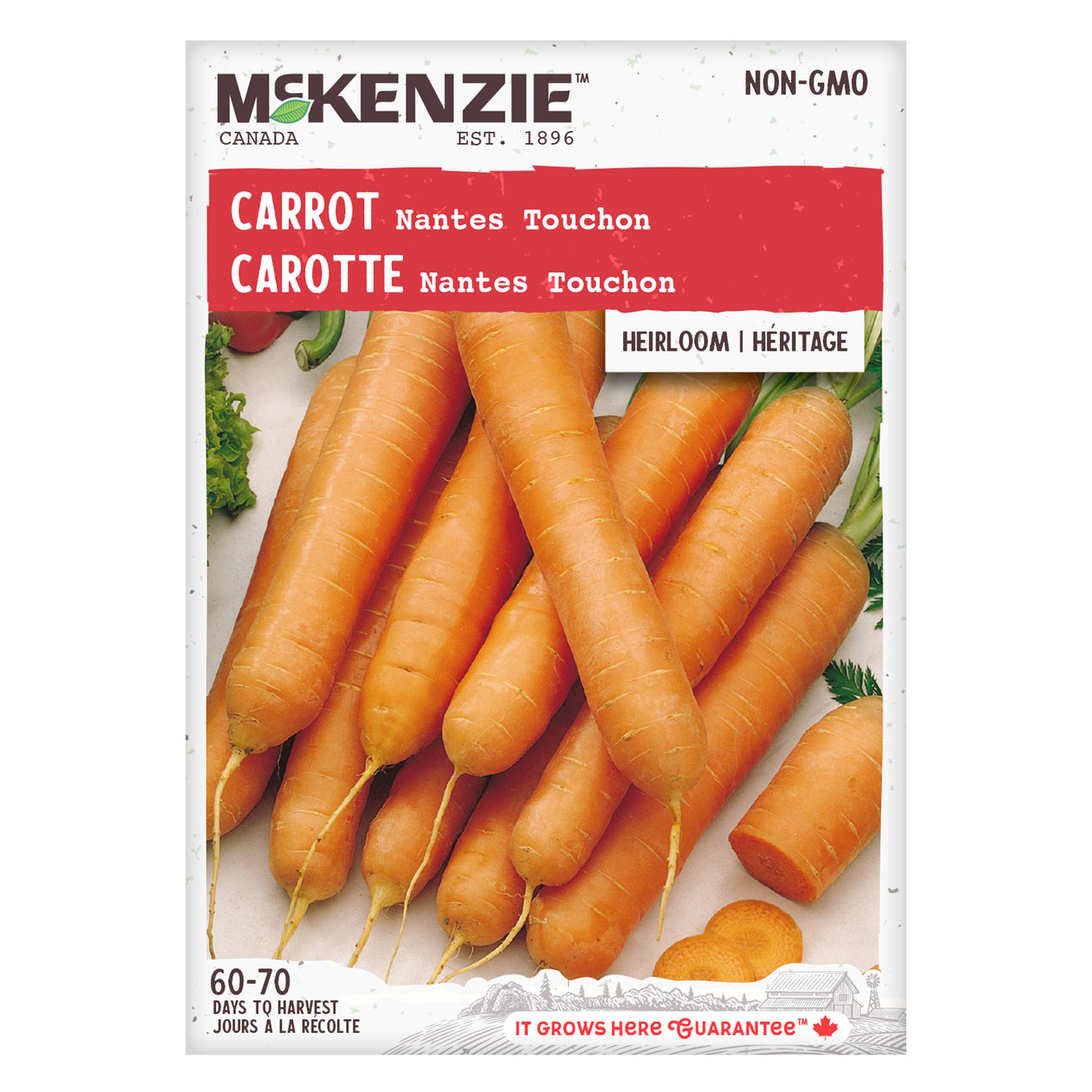 Carrot Seeds, Nantes Touchon McKenzie Seeds