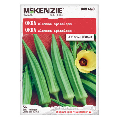 Okra Seeds, Clemson Spineless