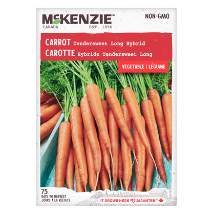 Carrot, Tendersweet Long Hybrid Seeds