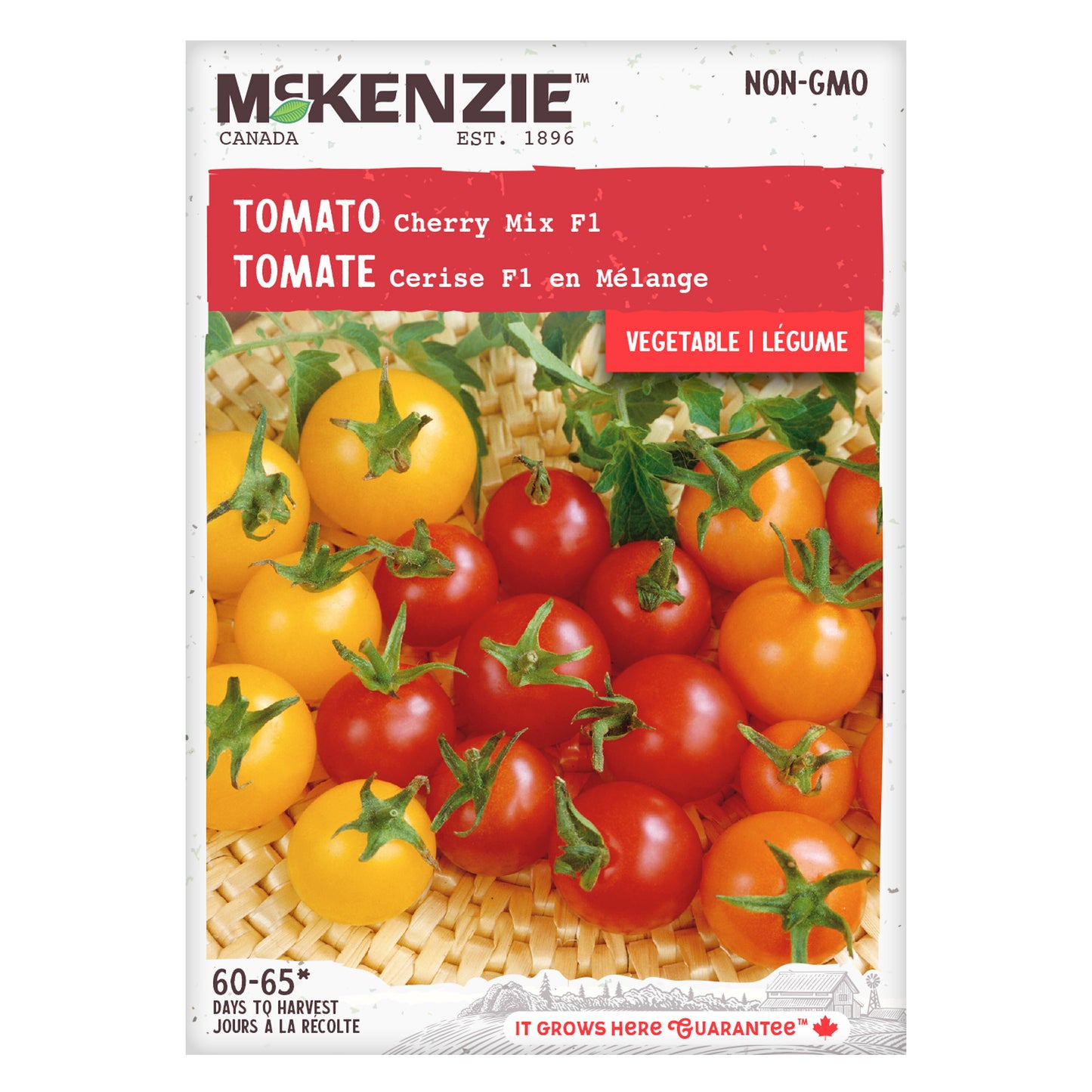 Mckenzie brand tomato seed packet