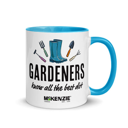 "Gardner's Know All the Best Dirt" Ceramic Mug, 11 oz